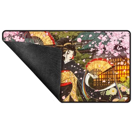 Ultra Pro - Tapis de jeu à surpiqûres noires Artist Spotlight: Yumeko “Geisha” pour jeux de société - 2