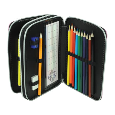 K-Pop Demon Hunters - Trousse à crayons dotée de deux fermetures éclair - 3