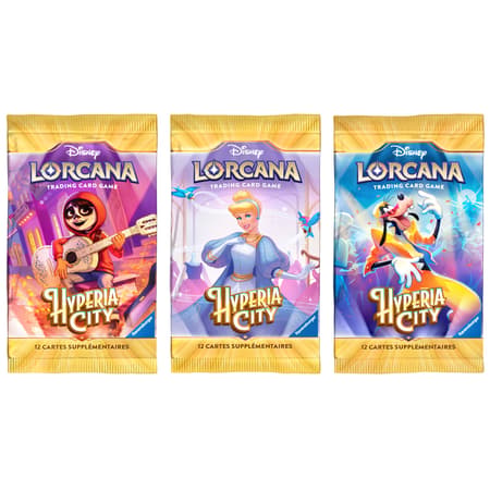 Disney Lorcana JCC : Booster Hyperia City (1x Booster aléatoire) - FR