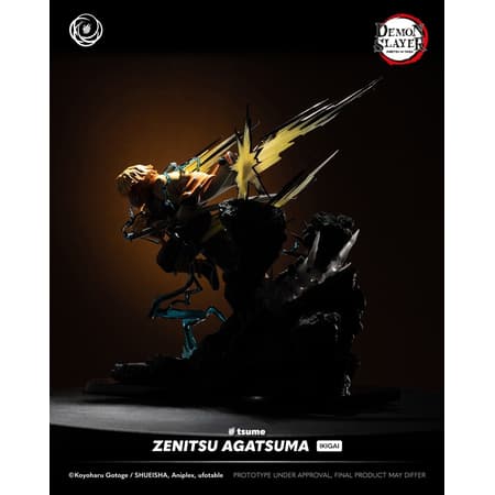 Tsume Art - IKIGAI 1/6 - Demon Slayer: Kimetsu no Yaiba - Zenitsu Agatsuma Statue 41cm - 4