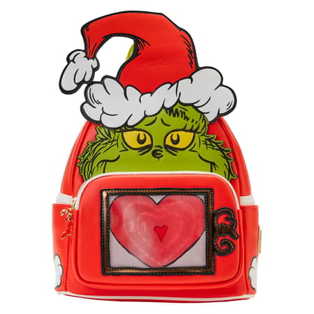 Loungefly : Dr Seuss Le Grinch - Mini sac à dos lenticulaire ave