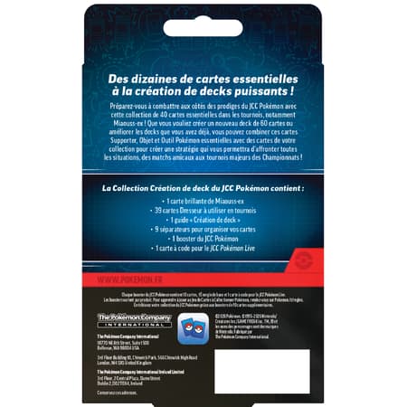 Pokémon JCC : Collection Création de Deck Miaouss-ex - FR - 3