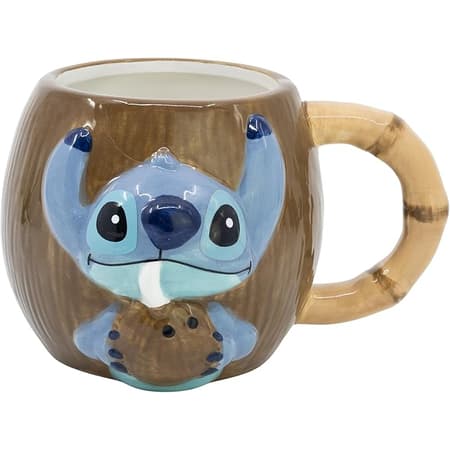 Disney - Tasse 3D en céramique Stitch Noix de Coco - 414ml - 4
