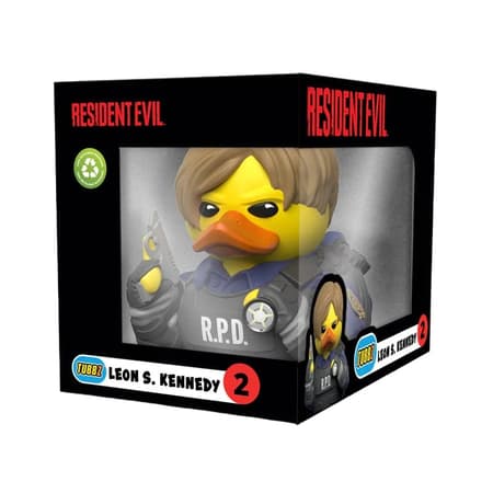 Numskull - Best of TUBBZ Boîte Canard de bain - Resident Evil - Leon S. Kennedy - 9cm