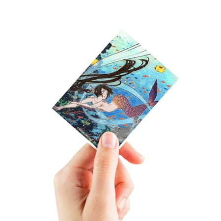 Ultra Pro - Pochettes de protection APEX Deck 105p. Artist Spotlight: Yumeko - “Mermaid” pour pour jeux de société - 2