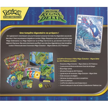 Pokémon JCC : Coffret Dresseur d'Élite Méga-Évolution - ME06 Règne Delta - FR - 12