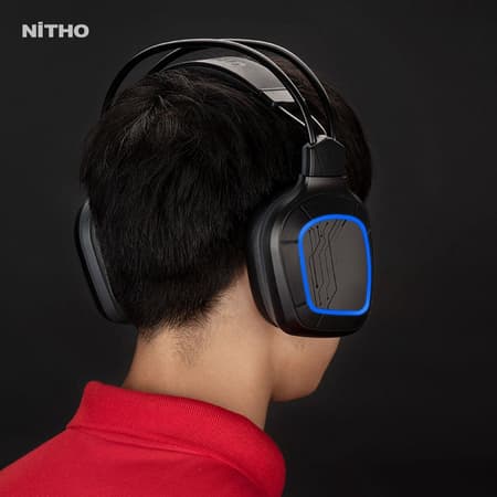 Nitho - Titan 7.1 RGB Bedrade Stereo Gaming Headset Zwart voor PC, PS4/PS5, Xbox, Nintendo Switch - 9