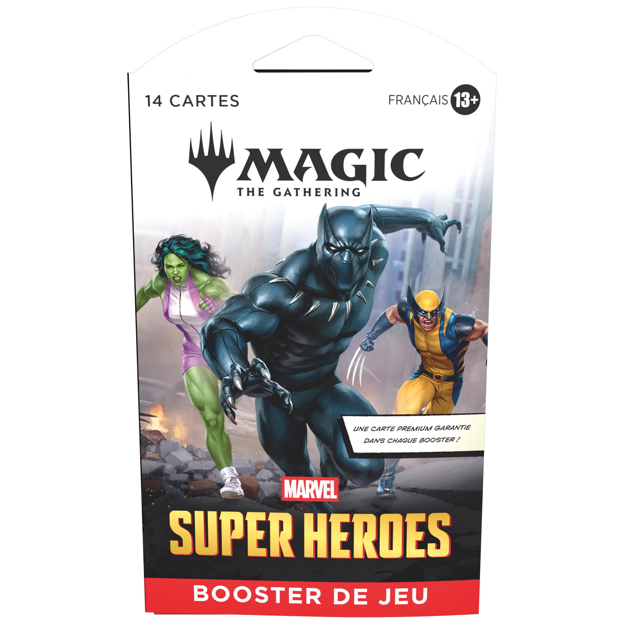 Magic: The Gathering - Booster de jeu Marvel Super Heroes (Blister cartonné) - FR