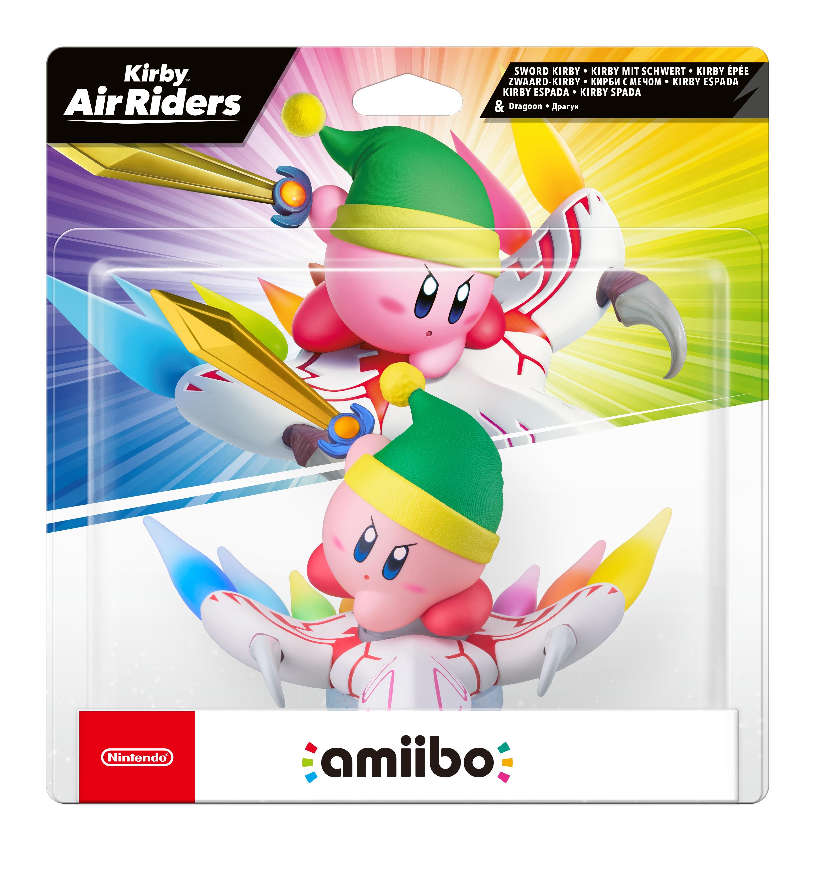 Amiibo Zwaard-Kirby en Dragoen - Kirby Air Riders Collection
