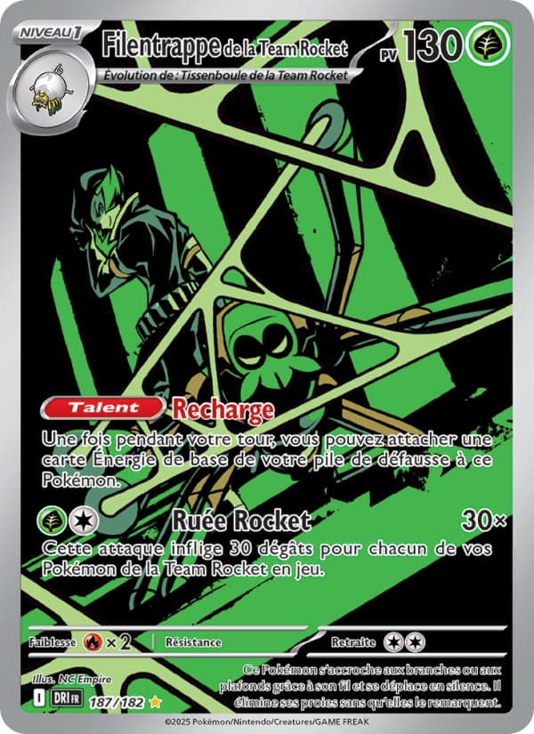 Filentrappe de la Team Rocket 187 Ecarlate & Violet Rivalités Destinées EV10