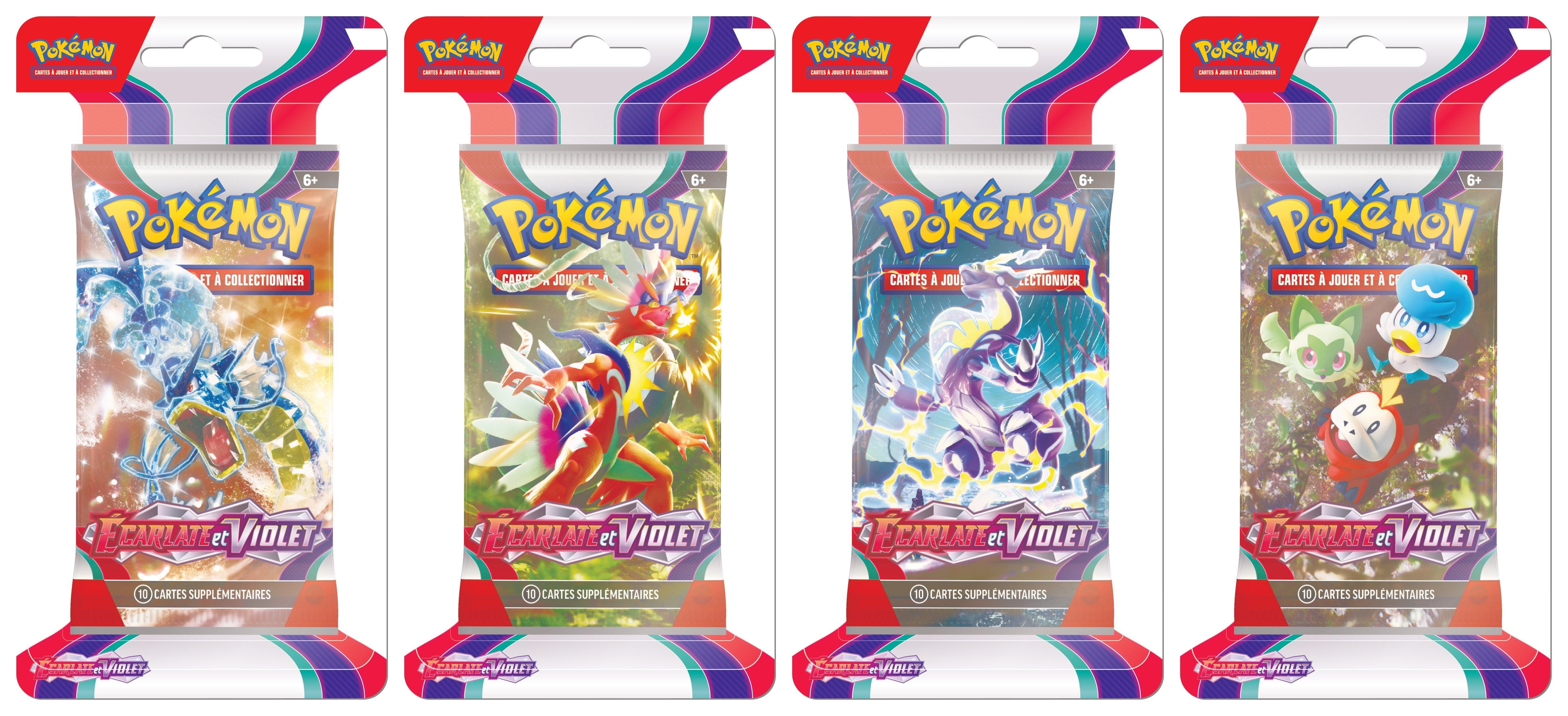 Pokémon JCC - Écarlate et Violet - Pack de Booster Blister 01 (1 Booster aléatoire)