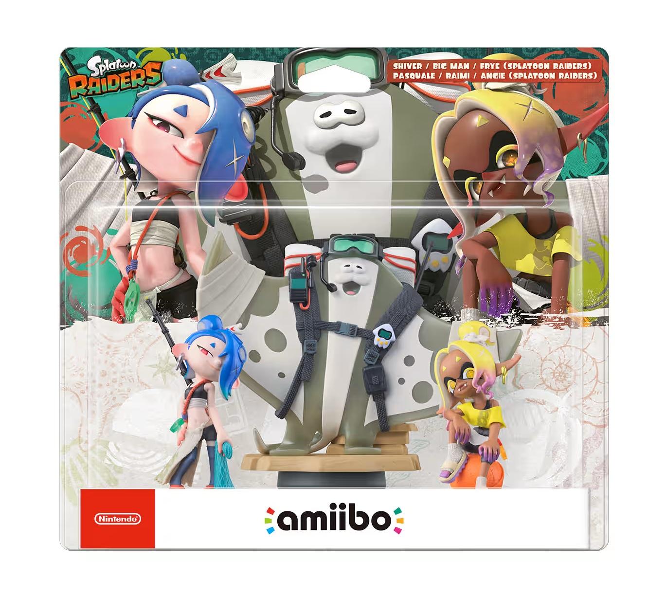Pack triple Amiibo Splatoon Raiders : Pasquale, Raimi et Angie (Splatoon Raiders)