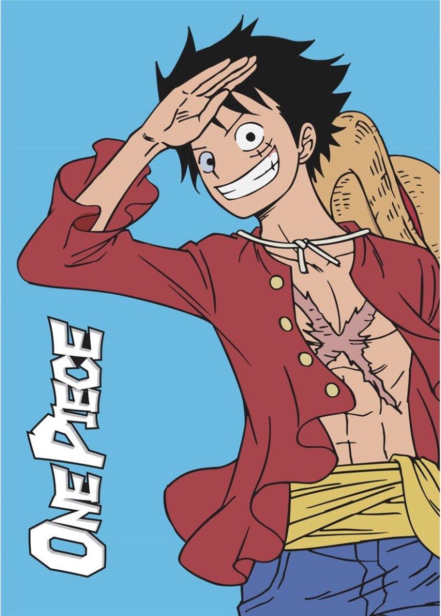 One Piece -  Couverture en polaire Monkey D. Luffy (100x140cm)