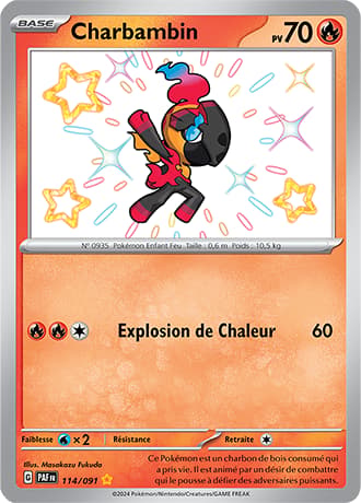 Charbambin 114 Ecarlate & Violet Destinées de Paldea EV045