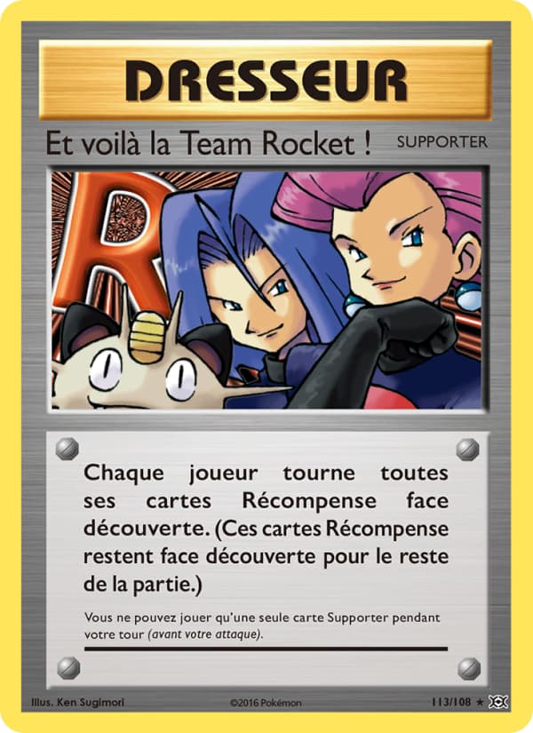 Et voilà la Team Rocket ! 113 XY Évolutions