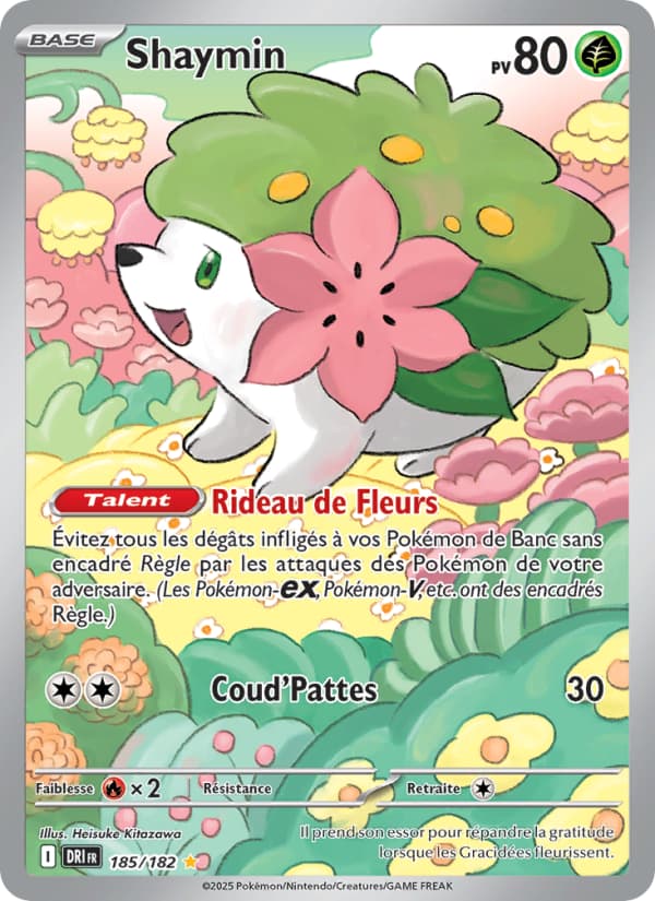 Shaymin 185 Ecarlate & Violet Rivalités Destinées EV10
