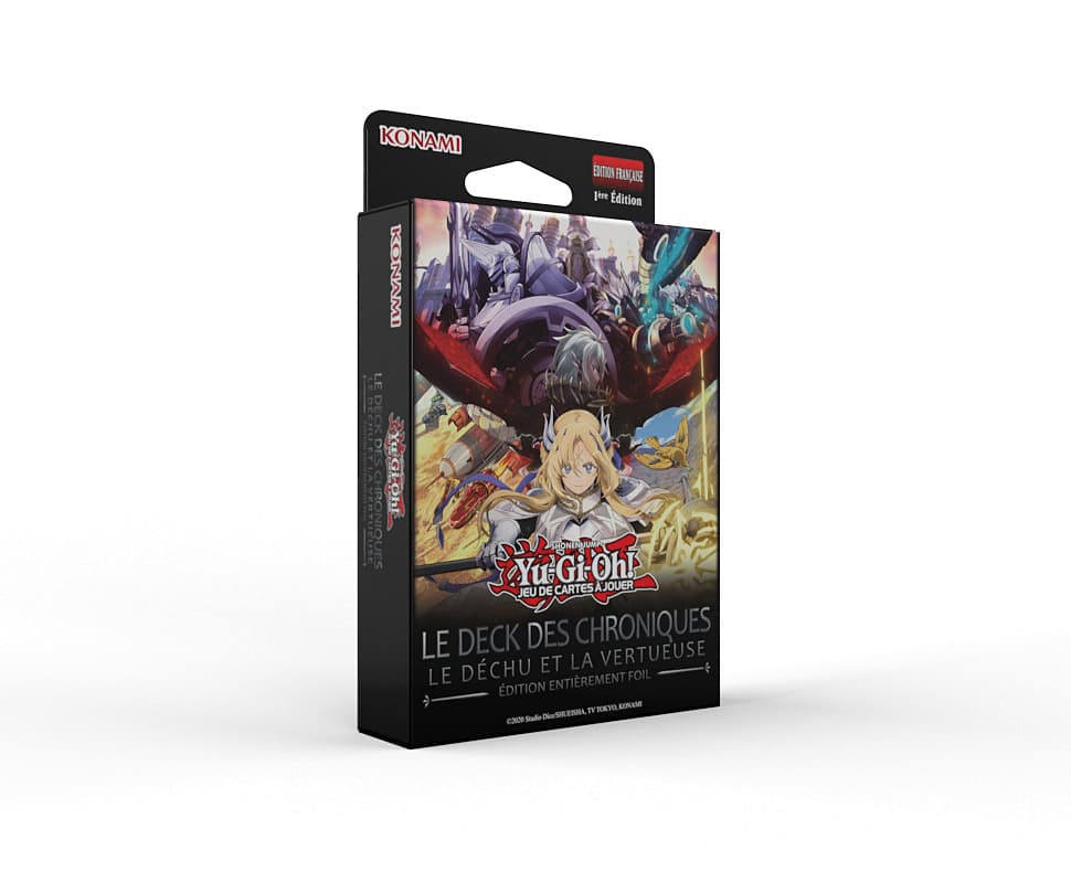 Yu-Gi-Oh! JCC - Deck de Structure LE DECK DES CHRONIQUES : Le Déchu et la Vertueuse - Édition entièrement Foil - FR