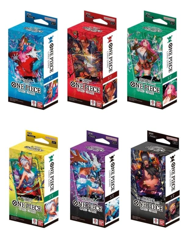 One Piece Card Game - Deck débutant - Shanks/Bonney/Baggy/Luffy/Yamato - FR
