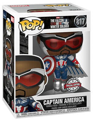 Funko - Marvel Falcon & Winter Soldier POP Vinyl Figure | Captain America - Blue