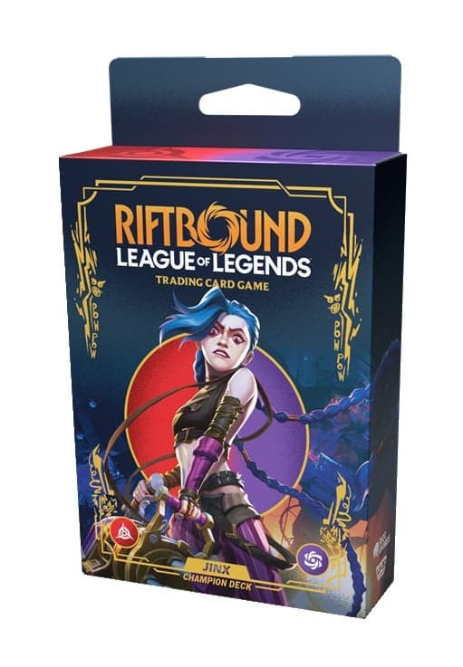 Riftbound: League of Legends TCG - Set One: Origins Jinx Champion Deck - UK Riftbound: League of Legends TCG - Set One: Origins Jinx Champion Deck - UK