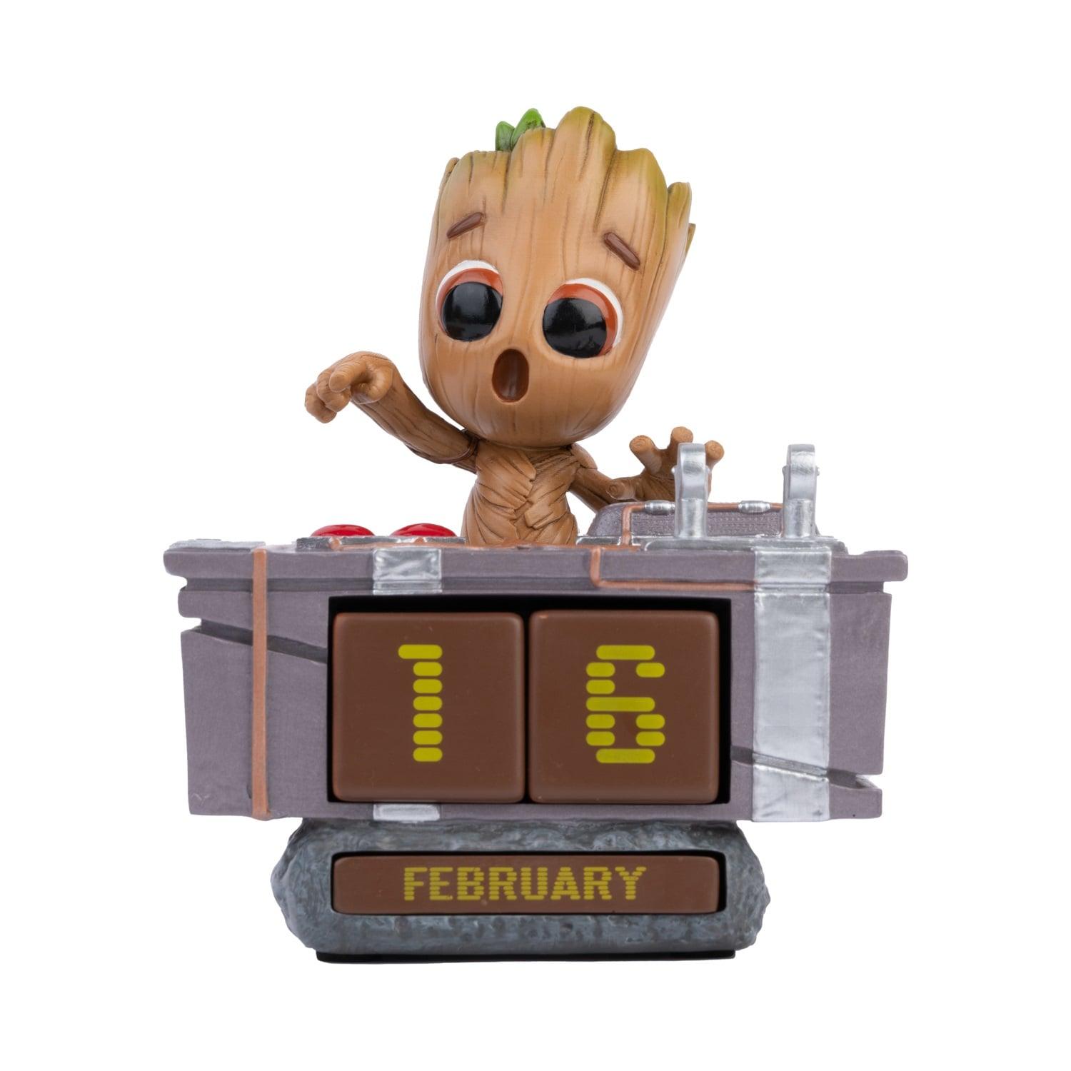 Marvel - Calendrier Perpétuel 3D \"Groot Bouton de la Mort\"