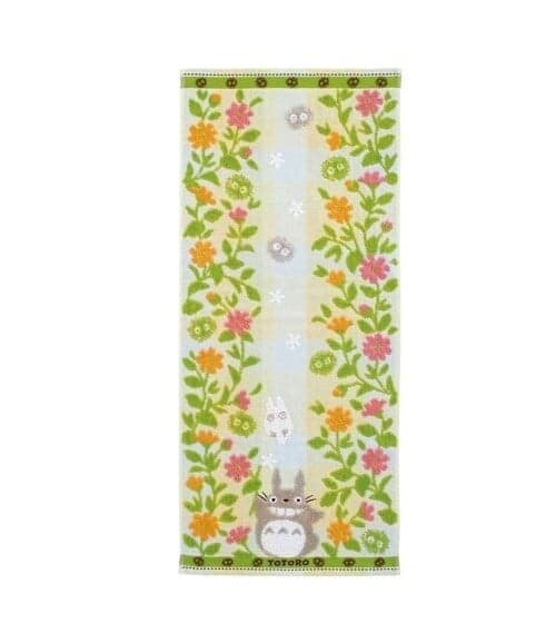 Ghibli - My Neighbor Totoro - Handdoek Totoro Bloementuin 34x80cm