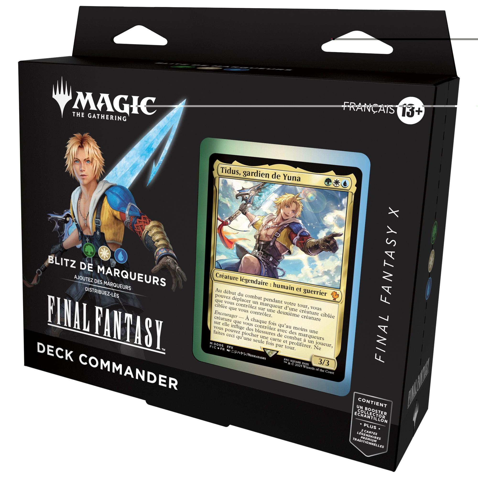 Magic: The Gathering - Deck Commander FINAL FANTASY - Blitz De Marqueurs - FR