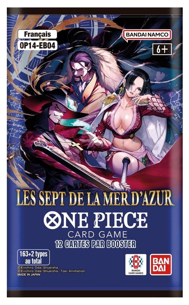 One Piece Card Game - Pack de Booster Blister OP-14 Les Sept de la Mer d\'Azur - FR