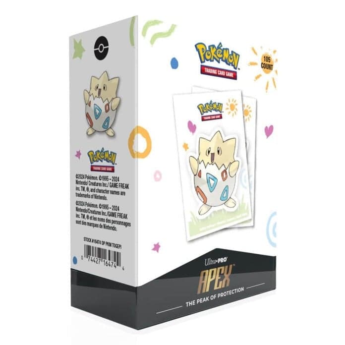 Ultra Pro - Pokémon JCC - Sachet de 105 protèges cartes standard - Togepi (63 x 89 mm)