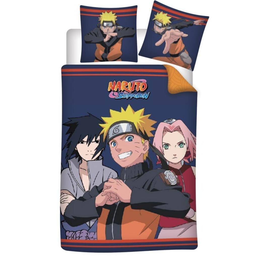 Naruto Shippûden - Housse de couette en microfibre \"Team 7\" (140x200cm + 2x 63x63cm)