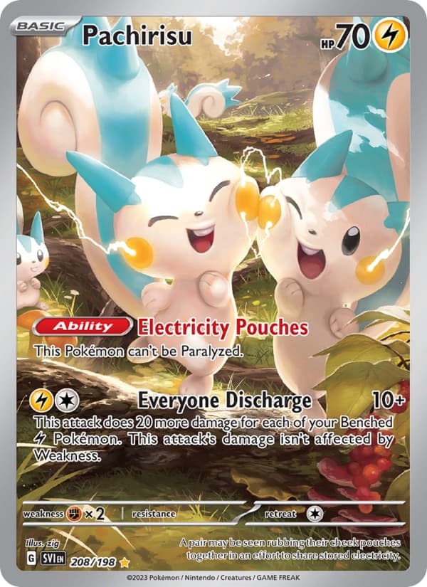 Pachirisu 208 Scarlet & Violet EN