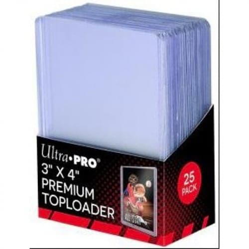 Ultra Pro - Protèges Cartes Standard Toploader Transparent Regular Ultra Clear Premium par 25 (77 x 100 mm)