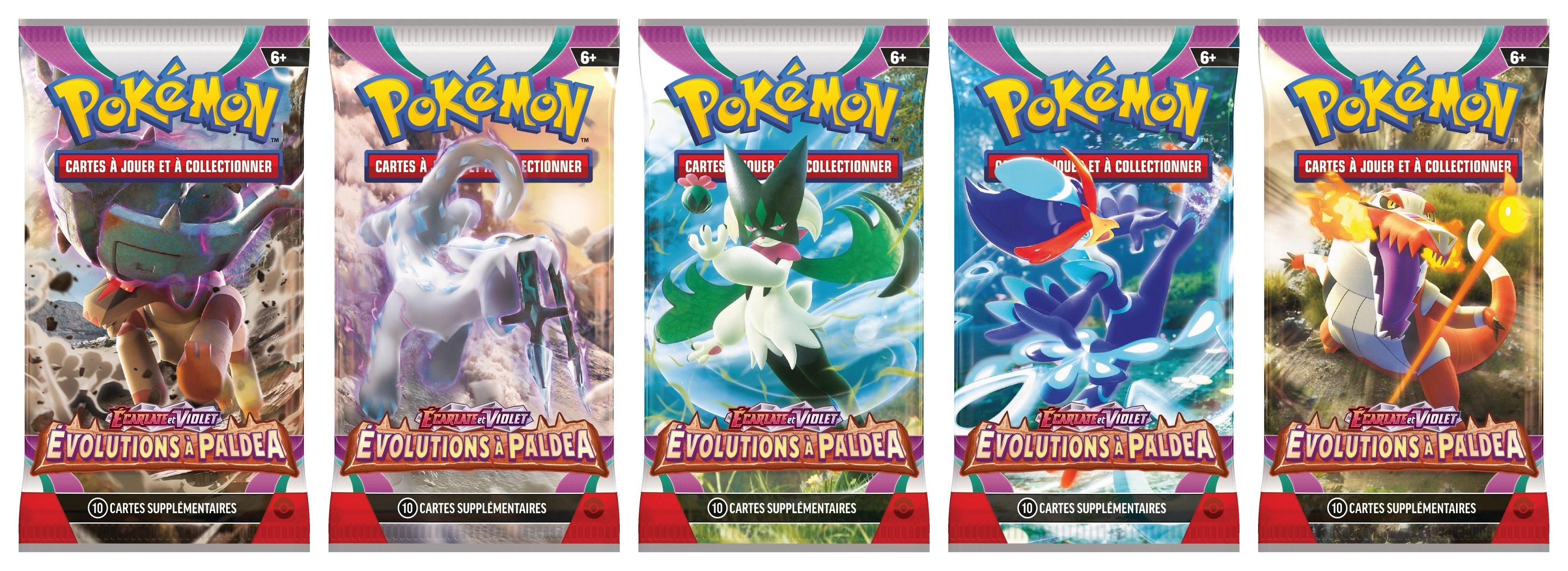 Pokémon JCC - Écarlate et Violet - Pack de Booster Blister EV02 (1 Booster aléatoire)
