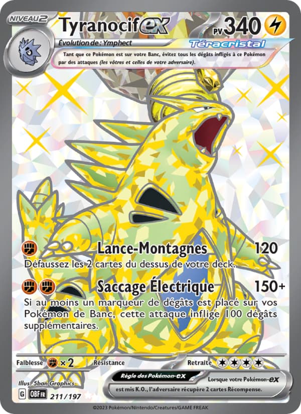 Tyranocif-ex 211 Ecarlate & Violet Flammes Obsidiennes EV03