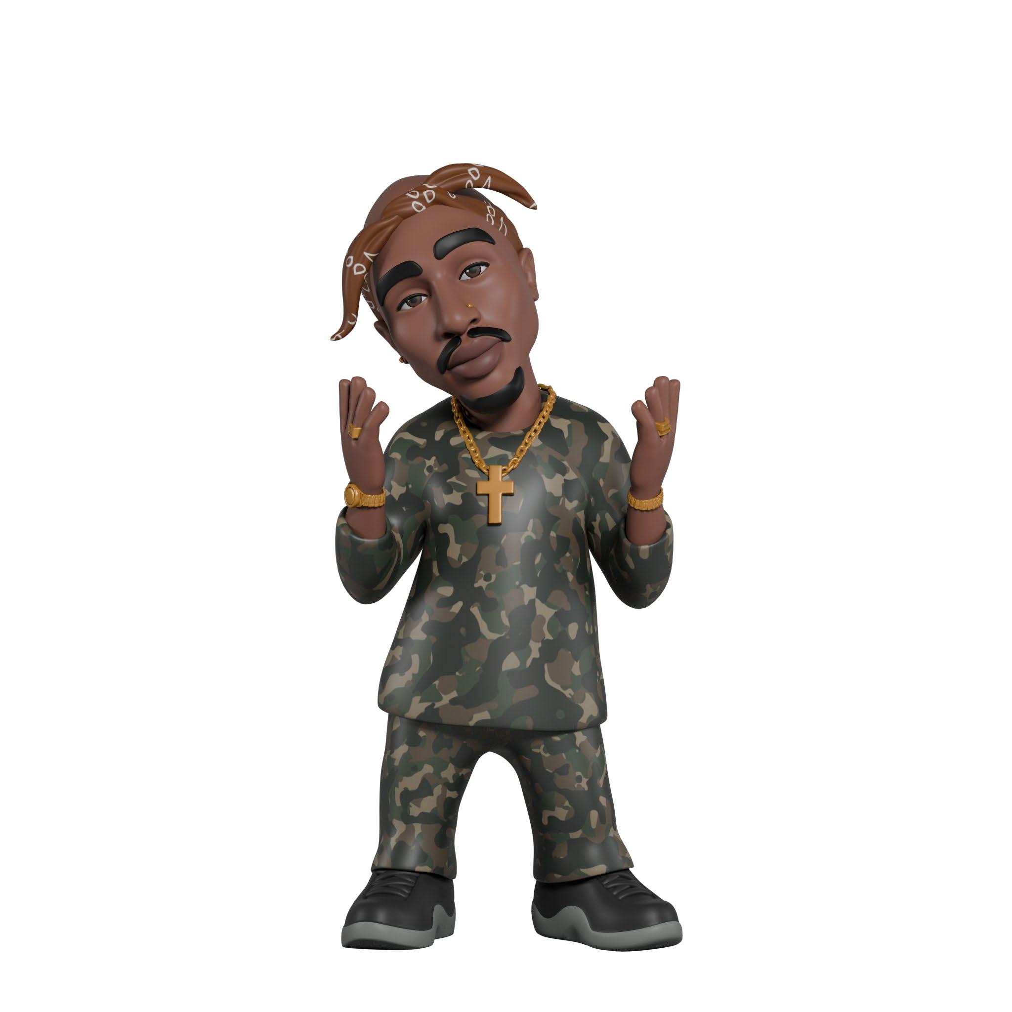Minix - Music # - Tupac - Tupac \"Above the Rim 1994\" Statue 12cm