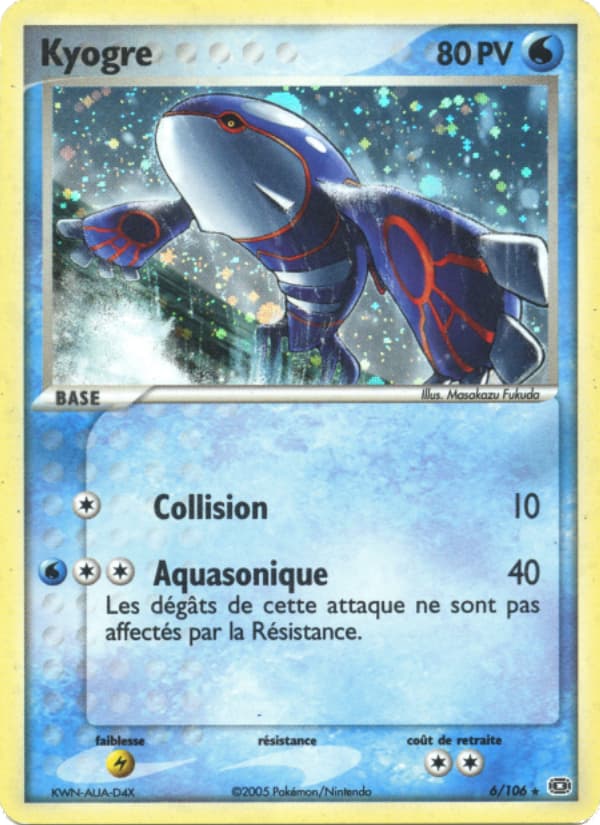 Kyogre 006 EX EX Émeraude