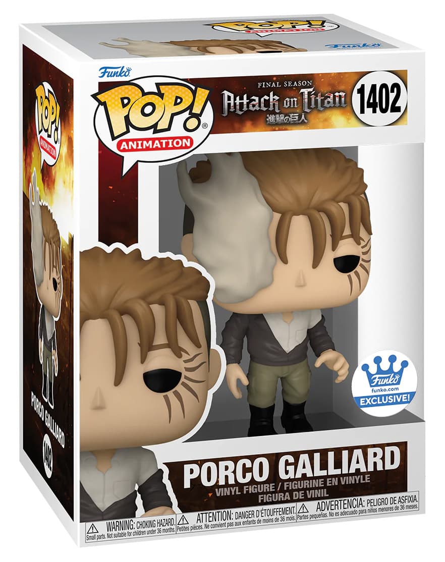 Funko Pop! Animation: Attack on Titan - Porco Galliard - Funko E