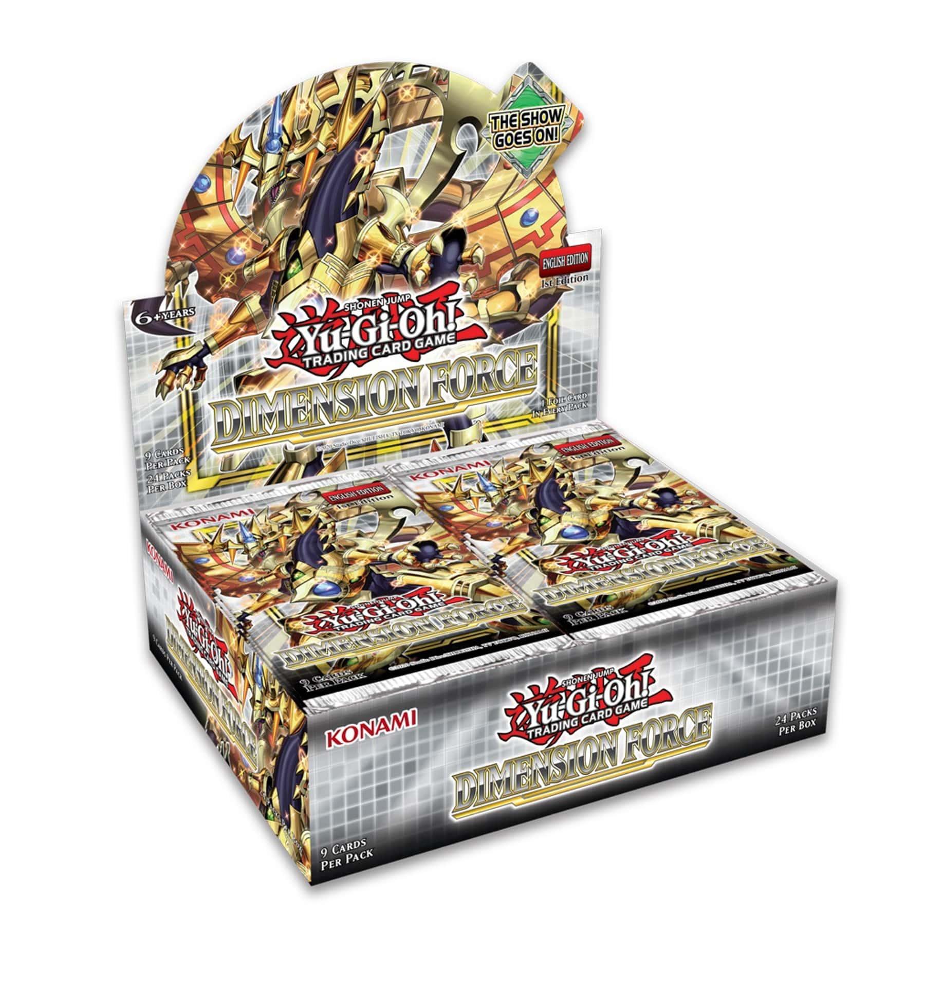 Yu-Gi-Oh! JCC - Display de Pack de Booster Dimension Force (24 Boosters)