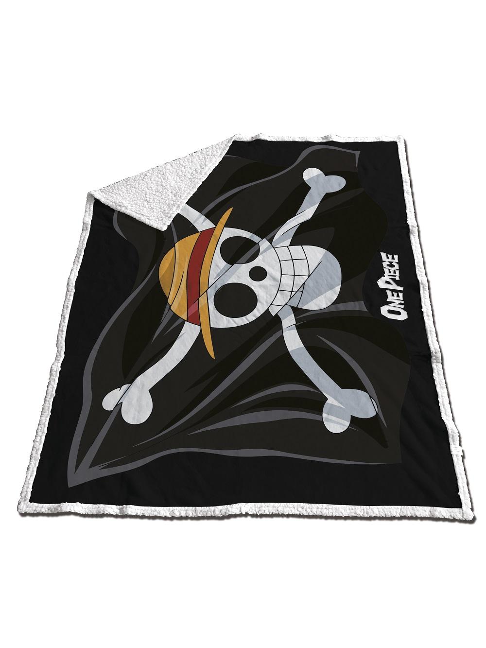 One Piece - Plaid Sherpa Drapeau Mugiwara 130x170cm