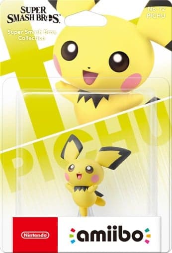 Amiibo n°72 Pichu Super Smash Bros. Collection