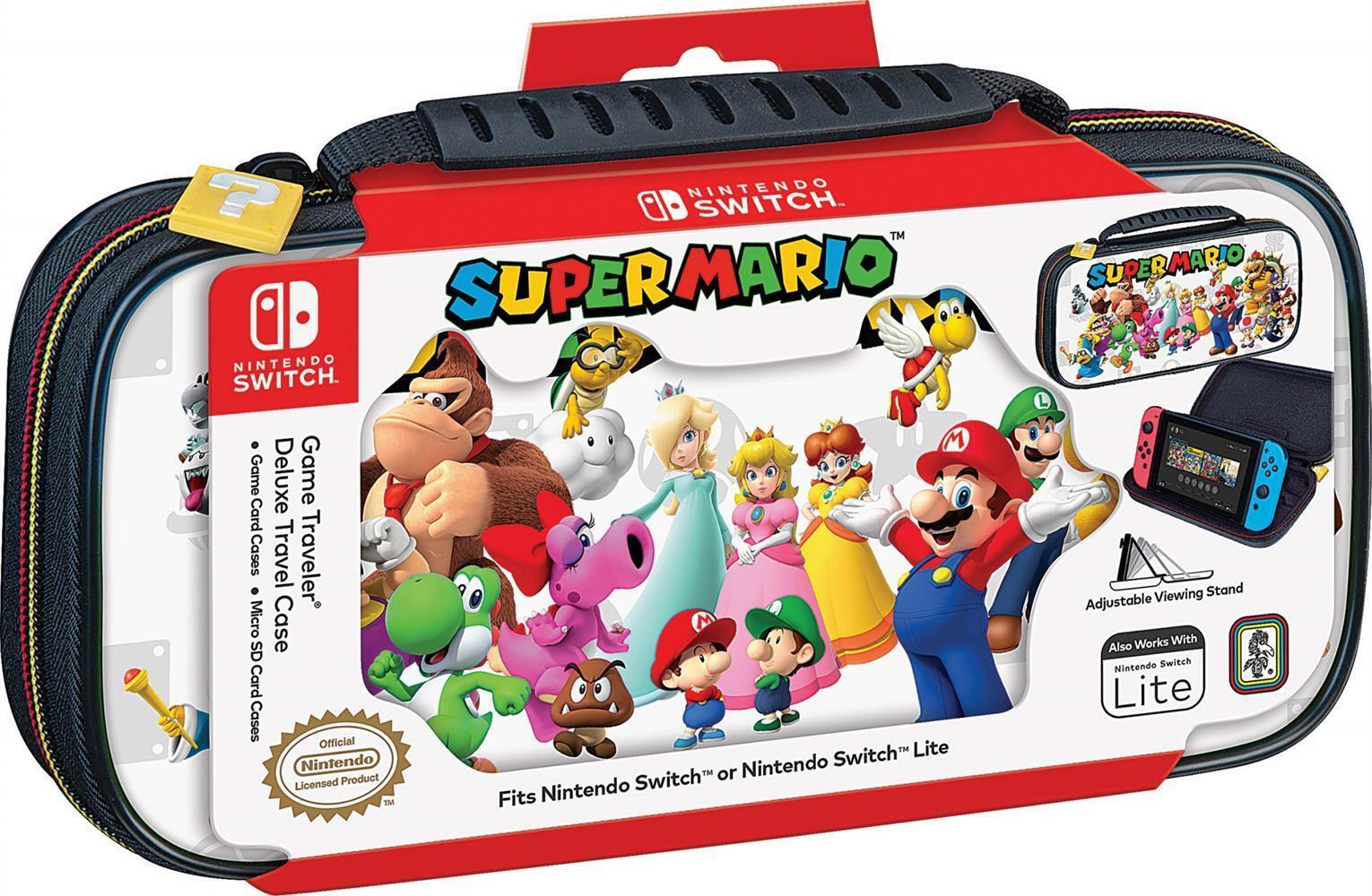 Big Ben - Officiële Deluxe Draagtas Mario en Vrienden voor Nintendo Switch, Switch Lite en Switch OLED