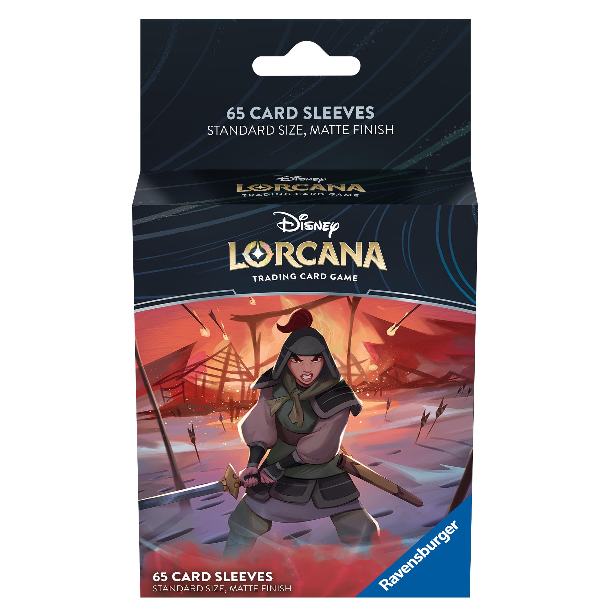 Disney Lorcana JCC : Pack de 65 Protèges-cartes Mulan