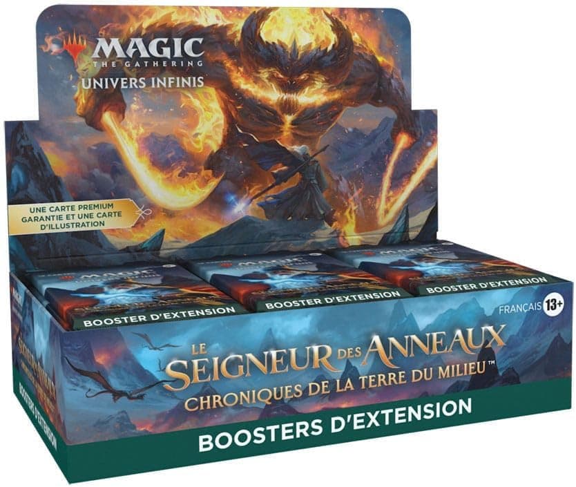 Magic: The Gathering -  Display de Boosters d\'extension Le Seigneur des Anneaux : Chroniques de la Terre du Milieu (30 Boosters) - FR