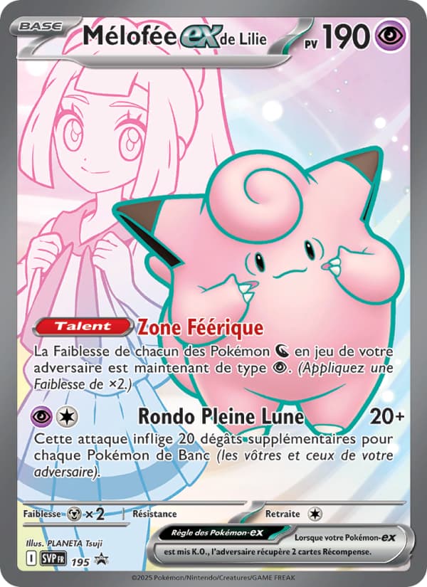 Mélofée-ex de Lilie 195 Ecarlate & Violet SVP Black Star Promos