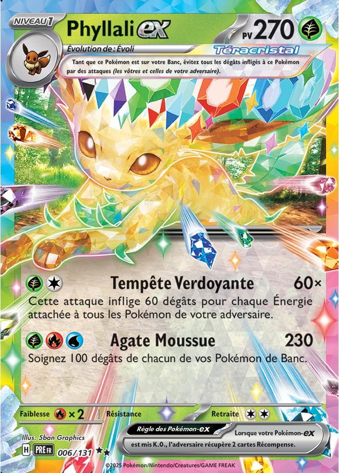 Phyllali ex 006 Ecarlate & Violet Evolutions Prismatiques EV085