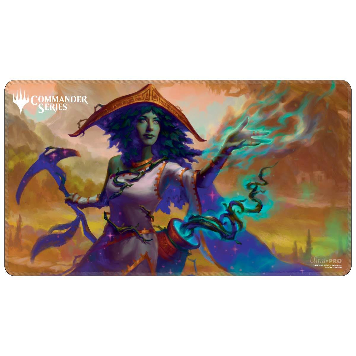 Ultra Pro - Magic - The Gathering - Commander Series - Tapis de jeu Sythis, Main de la moisson (60 x 34 cm)