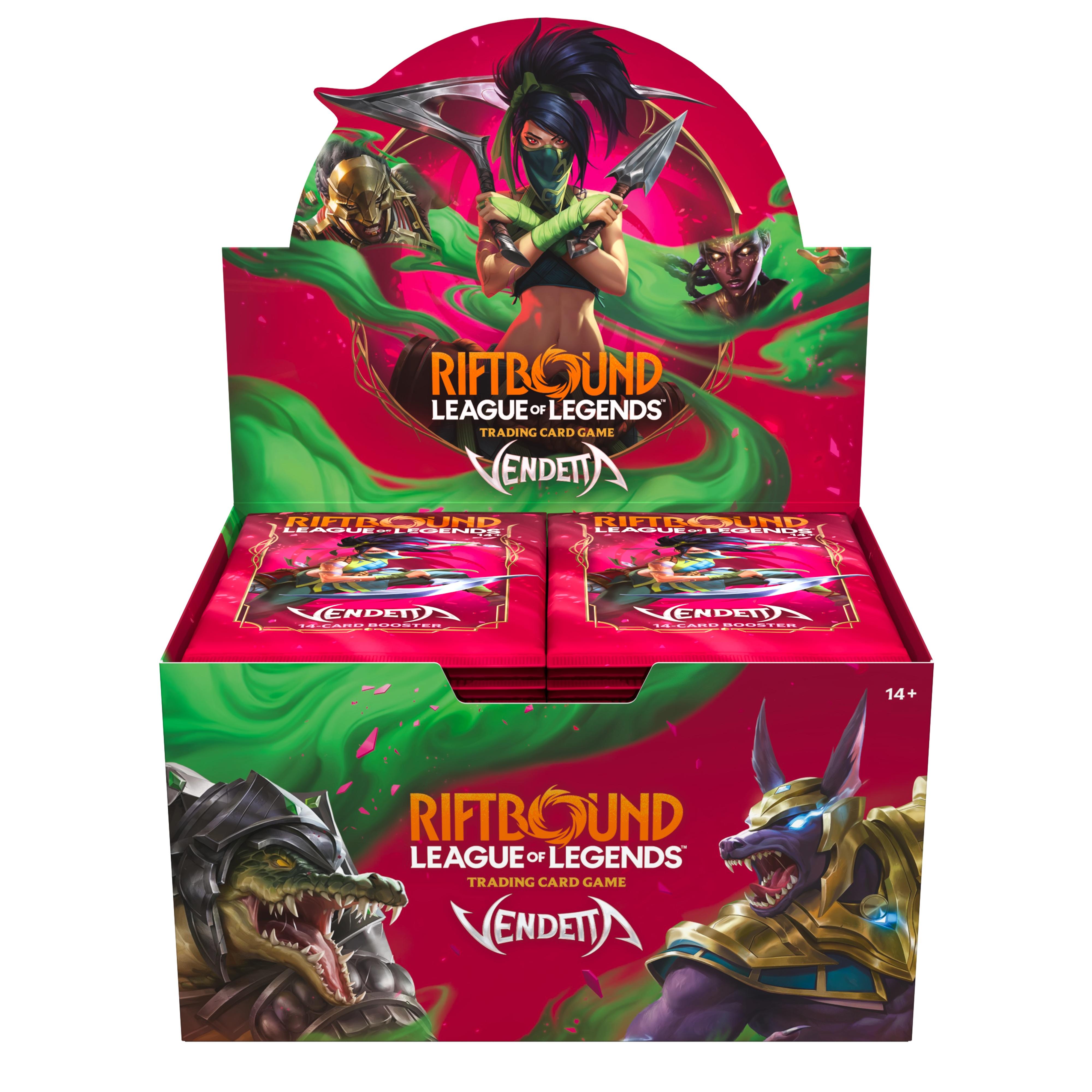 Riftbound: League of Legends TCG - Set Four: Vendetta Booster Pack Display (x24) - UK