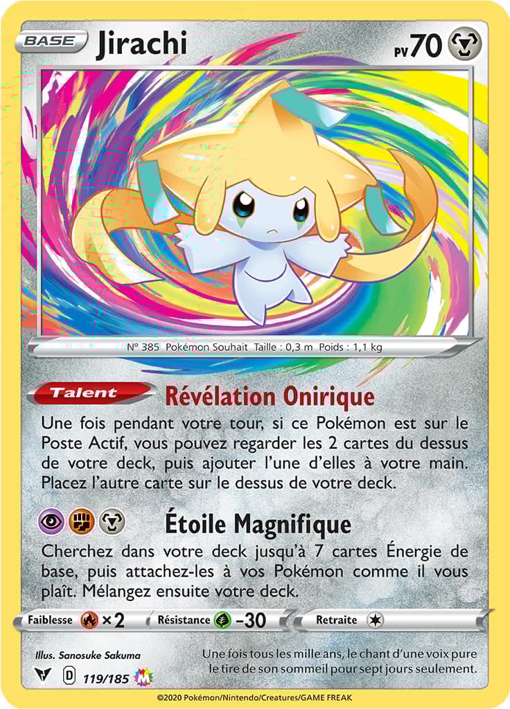 Jirachi 119 Épée & Bouclier Voltage Éclatant EB04