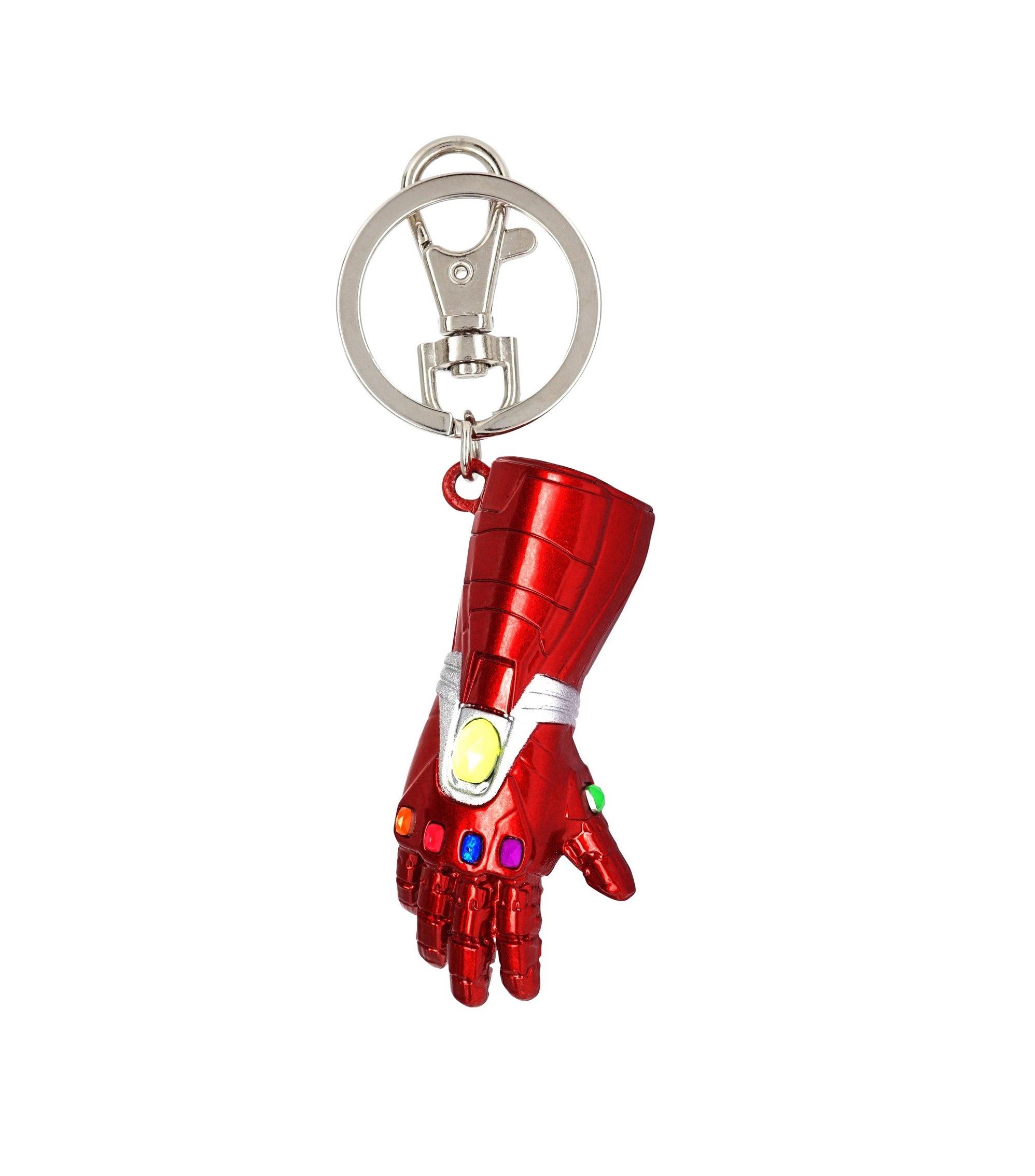 Marvel - Avengers : Endgame - Porte-clés en étain le gantelet de l\'infini (Iron Man Ver.)