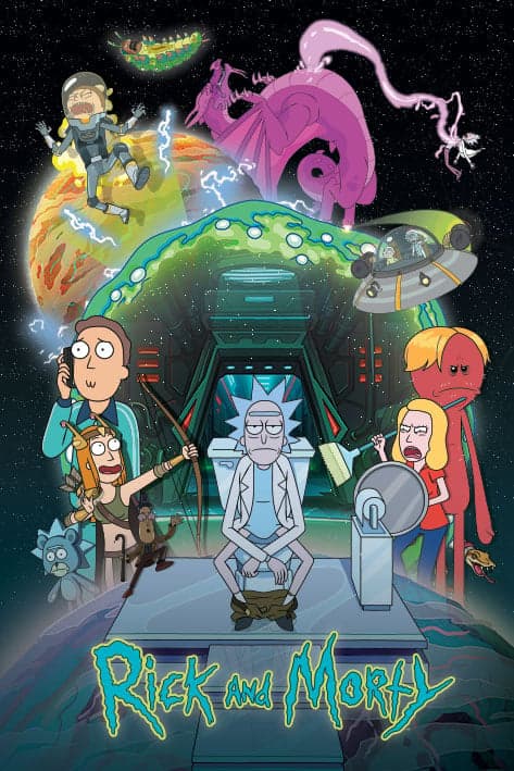 PL 40 - Rick et Morty (Toilet Adventure) - Maxi Poster 91x61cm